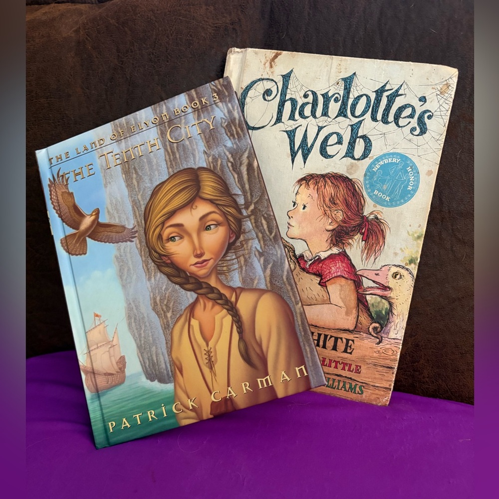 💖Charlotte's Web and The Tenth City Hardcover Books. Used and new.